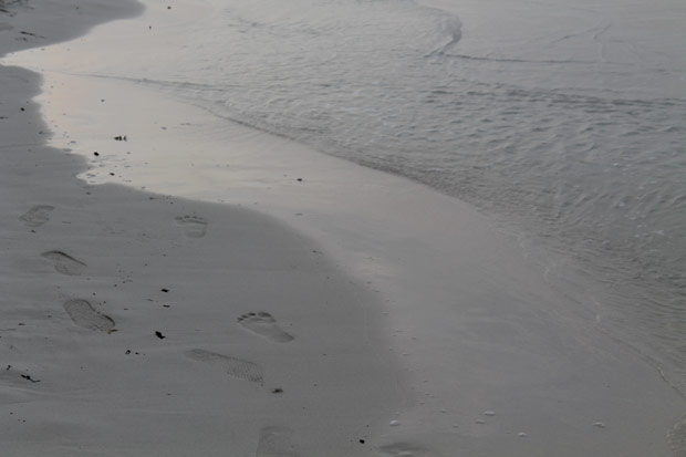 Boracay footprints